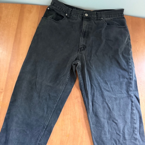 Stefano Man Black Denim Jeans 36X32 Mens - Picture 2 of 11